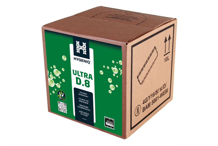 Extra krachtig machinaal vaatwasmiddel – ULTRA D.8 – Bag-in-box 10L